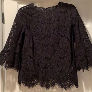 Banana Republic all lace shirt size S